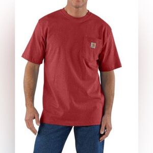 CARHARTT MEN'S LOOSE FIT HEAVYWEIGHT SHORT SLEEVE POCKET T-SHIRT SZ LARGE TALL